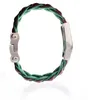Karisma Uni Leder Armband - Farbe Braun und Grün - mit Produktbild-Vorschau 4
