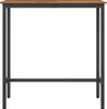 vidaXL Table vieux bois 100 x 40 x 100,5 cm Ingénierie bois Voir les images du produit 5