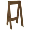 A brown wooden sawhorse on a white background. Podgląd zdjęcia produktu