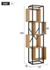 Flieks Bücherregal mit MDF-Holzböden und 4 Fächer, Produktbild-Vorschau 4