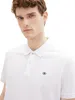 TOM TAILOR Heren basic pique polo shirt, 20000 - Wit, XL Productafbeelding-voorbeeld 10
