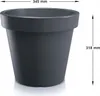 Květináč LOFLY 34,5 cm - barva: antracit Anteprima dell’immagine prodotto 18