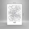 Bilder auf glas - Einteilig - Stadt Karte Rom - 50x70cm - Produktbild-Vorschau 3
