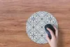 MuchoWow® Mauspad Mousepad Muster - Kariert - Schwarz - Produktbild-Vorschau 4