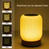 Dotykowa lampka nocna Wood Grain Pat Lampa stołowa Podgląd zdjęcia produktu 5
