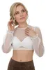 Dirndlbluse Kinding Langarm Puffarm ecru 40 Produktbild-Vorschau 6