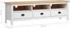 vidaXL Szafka pod TV Hill White 158x40x47 cm lite drewno Podgląd zdjęcia produktu 12