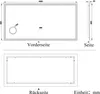LED Badspiegel mit Uhr Bluetooth Produktbild-Vorschau 8