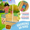 KIDIZ® Sandkasten Ahoi - Piratenschiff Boot Segelschiff aus Produktbild-Vorschau 3