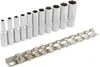 TECPO Steckschlüssel Satz 1/2" 1/4" 3/8" Zoll M4-M16 E4-E20 Produktbild-Vorschau 3