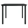 vidaXL Set da pranzo da giardino 9 pezzi con cuscini nero Anteprima dell’immagine prodotto 11