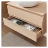 Einzelwaschtischunterschrank mit Eichendekor 80 cm SORRENTO Produktbild-Vorschau 5