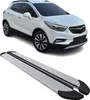 Boční prahy pro Opel Mokka 2012-2019 hliníková stříbrná Náhled obrázku produktu 11