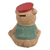 Clayre & Eef Spardosen Bär 15x13x19 cm Braun Kunststoff Produktbild-Vorschau 3
