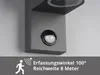 Außenwandleuchte mit Bewegungsmelder, Downlight Anthrazit Produktbild-Vorschau 6