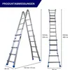 Sprossen-Mehrzweckleiter APOLLO | 3-in-1 Aluminiumleiter | Produktbild-Vorschau 3