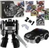 Transformujúci sa ROBOT + KARTY, 2 v 1 automobilový robot, Náhľad obrázku produktu 1
