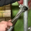 Gerüstbauratsche 19/22 mm Gerüstknarre mit Doppelhammer Produktbild-Vorschau 4