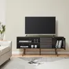 Mobile TV 'Vare' basso 160 x 40 x 66 cm con 2 ante e 2 vani Anteprima dell’immagine prodotto 2