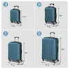 ALIGHTUP 4-Tlg. ABS-Kofferset mit 360°-Rollen, Flugblau, Produktbild-Vorschau 7