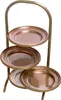 Casa Padrino Luxus Etagere mit Tragegriff Vintage Messing Podgląd zdjęcia produktu 4