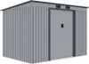 A grey garden shed with double doors and ventilation slits at the top. Náhľad obrázku produktu