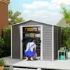 Outsunny Gerätehaus 4,4 m² Gartenhaus mit Pultdach, Produktbild-Vorschau 2