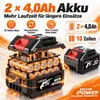 1500W Accu Bladblazer 21V, Brushless, 50 m/s, 6 Standen + Productafbeelding-voorbeeld 5