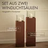 BeFair | Mats | Set aus 2 Windlichtsäulen inkl. 2 Produktbild-Vorschau 5