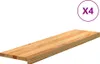 vidaXL Marches d'escalier 4 pcs. Marron clair 100x25x2 cm Voir les images du produit 1