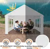 UISEBRT 4x6m Premium Party Tent Pavilion with side parts, Voir les images du produit 6