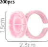 200 Stück Wimpernkleber Halter Kleber Ring Cups Produktbild-Vorschau 2