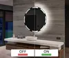 Batteriebetriebener LED Runde Spiegel 70x70 cm - Badspiegel Produktbild-Vorschau 3