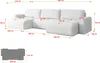 ALTDECOR Ecksofa mit Schlaffunktion und Bettkasten Corner Produktbild-Vorschau 6