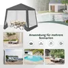 WOLTU Pavillon 3x3 m, mit Seitenwänden Moskitonetz, Metall, Produktbild-Vorschau 8