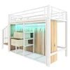 Hochbett mit Kleiderschrank, LED-Streifen, Lattenrost, Produktbild-Vorschau 9