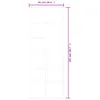 vidaXL Schiebetür ESG-Glas und Aluminium 76x205 cm Schwarz Produktbild-Vorschau 7