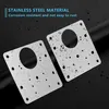 10-teiliges Reparaturplatten-Set fuer Schrankscharniere aus Produktbild-Vorschau 2