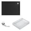 Schulte Duschwanne Adria 120x90 cm, Sanitäracryl Anthrazit, Produktbild-Vorschau 1