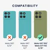 kwmobile Hülle für Motorola Moto G67 / G77 / G87 TPU Case - Produktbild-Vorschau 2