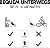 hauck Babysitz Baby Lounger 2 für Fahrradanhänger Grey Produktbild-Vorschau 4