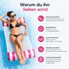 Aufblasbare Wasserhängematte Schwimmbett Wasserliege Produktbild-Vorschau 8
