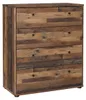 FORTE TEMPRA 2 Kommode mit 4 Schubladen, Holzwerkstoff, Old Produktbild-Vorschau 11
