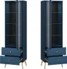 Wohnwand dunkelblau MONTPELLIER-131, modern, 3-teilig mit Produktbild-Vorschau 5