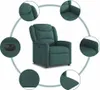 Hochwertig Relaxsessel Elektrisch Dunkelgrün Stoff 3303180 Produktbild-Vorschau 10