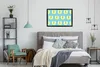 MuchoWow® MuchoWow® Gerahmtes Poster Apfel - Muster - Produktbild-Vorschau 4
