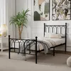 STILVORA Metallbett Schwarzes  90x200 cm,Jugendbett mit Produktbild-Vorschau 3