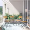 vidaXL Klappbare Bistrostühle 4 Stk. Massivholz Akazie Produktbild-Vorschau 2