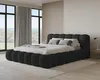Chilly Möbel Design Polsterbett Stone Schwarz Bouclé Stoff Produktbild-Vorschau 1