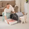 PawHut Katzentoilette Katzenklo mit Schaufel Filter für Produktbild-Vorschau 8